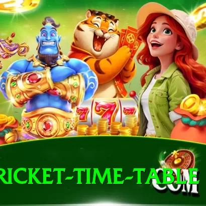 cricket time table Cash Royal - 2